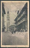 Belluno Cortina d'Ampezzo Nevicata cartolina LQ9230 – fronte