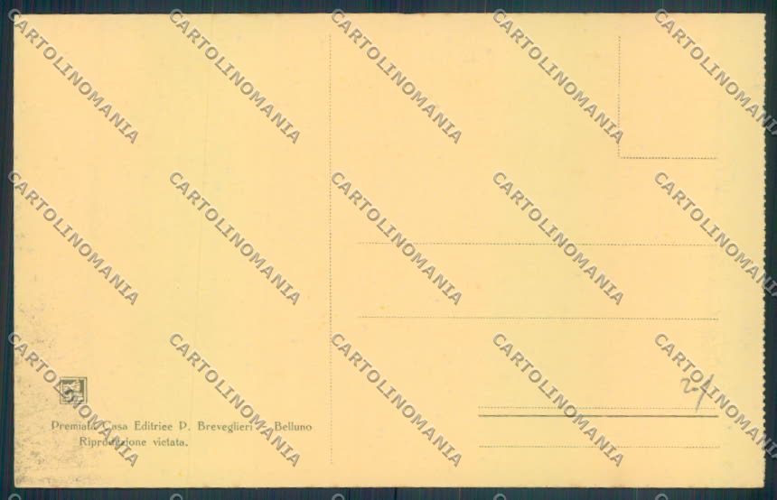 Belluno Pieve di Cadore Tai di Cadore cartolina LQ9237 – retro