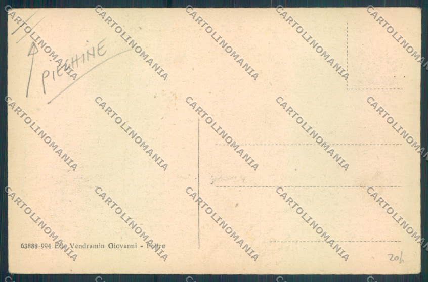 Belluno Feltre PIEGHINE cartolina LQ9278 – retro