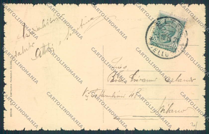 Belluno Feltre cartolina LQ9284 – retro