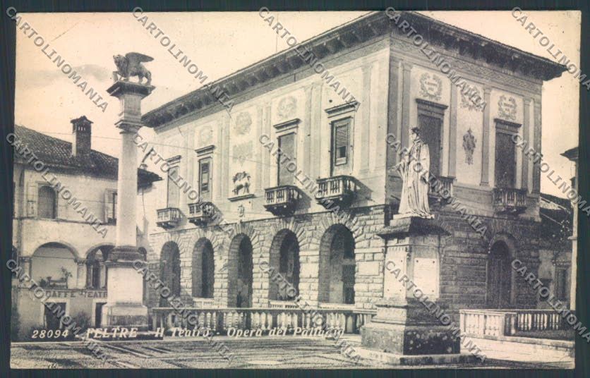 Belluno Feltre Teatro cartolina LQ9299 – fronte