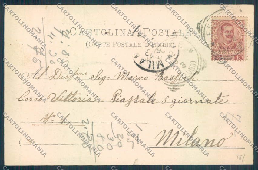 Belluno Feltre STRAPPINO cartolina LQ9300 – retro