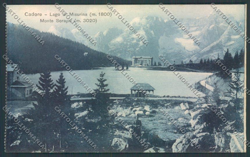 Belluno Auronzo di Cadore Lago di Misurina cartolina LQ9352 – fronte