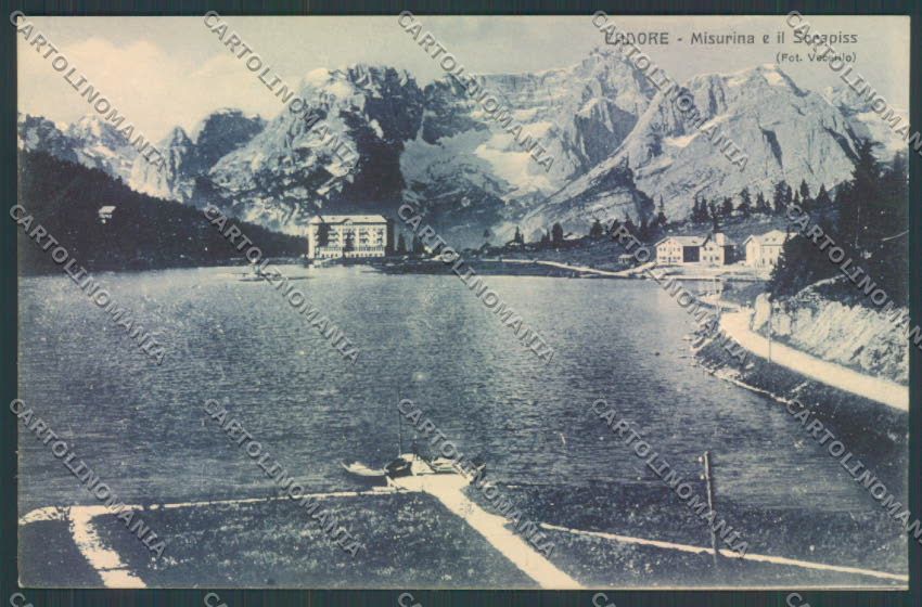 Belluno Auronzo di Cadore Lago di Misurina cartolina LQ9358 – fronte