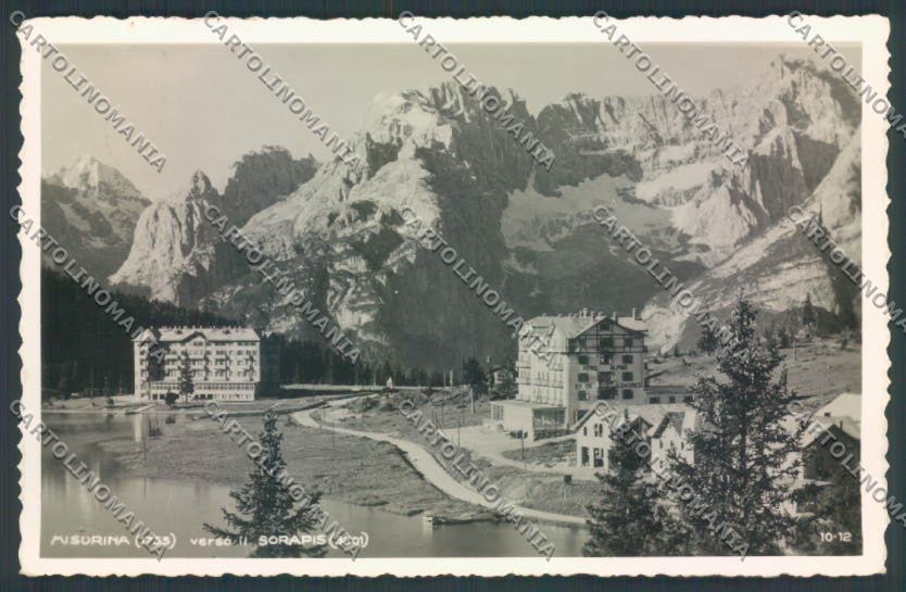 Belluno Auronzo di Cadore Lago di Misurina Foto cartolina LQ9366 – fronte