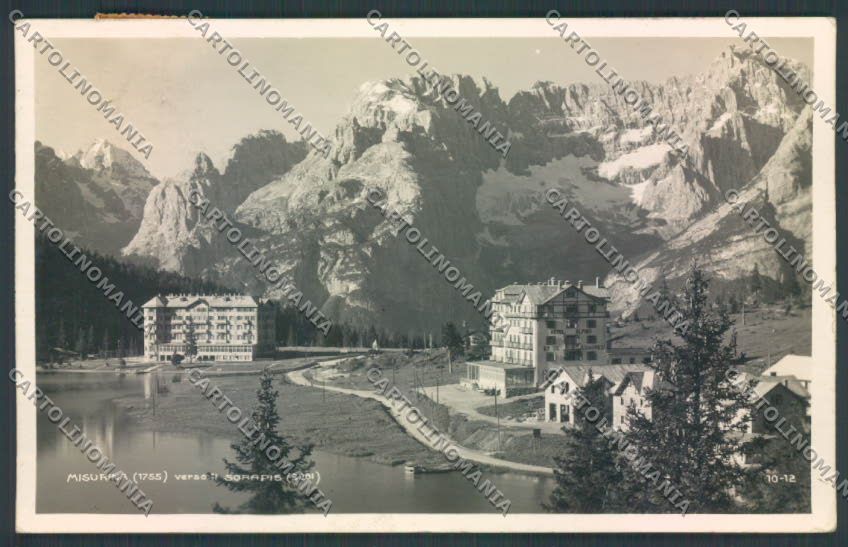 Belluno Auronzo di Cadore Lago di Misurina Foto cartolina LQ9368 – fronte