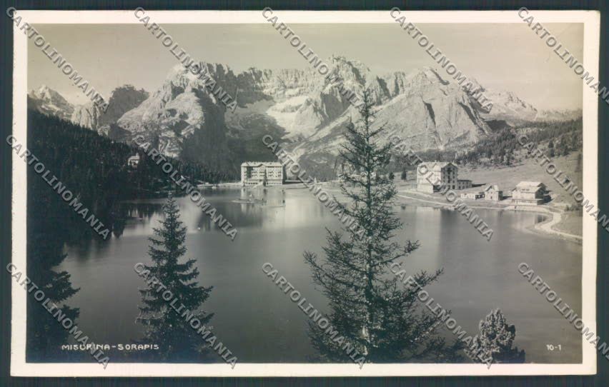 Belluno Auronzo di Cadore Lago di Misurina Foto cartolina LQ9371 – fronte