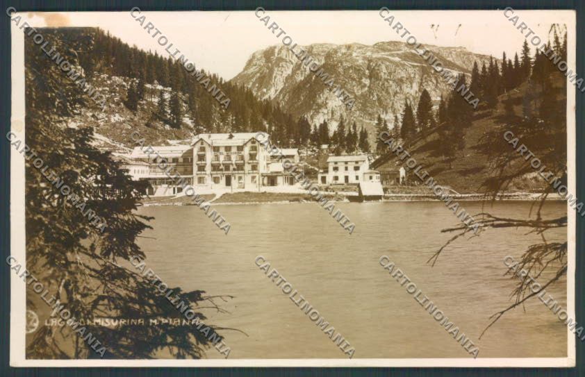 Belluno Auronzo di Cadore Lago di Misurina Foto cartolina LQ9373 – fronte