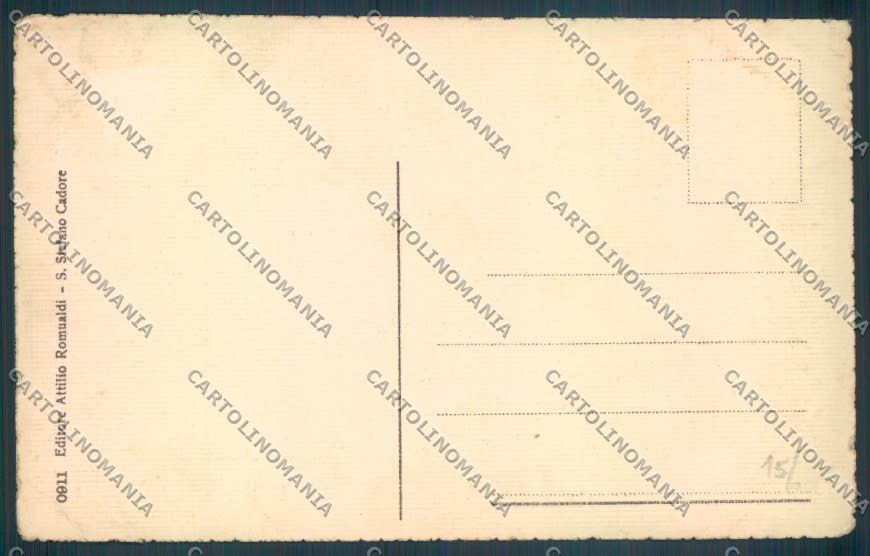 Belluno Auronzo di Cadore Lago di Misurina Barca cartolina LQ9389 – retro