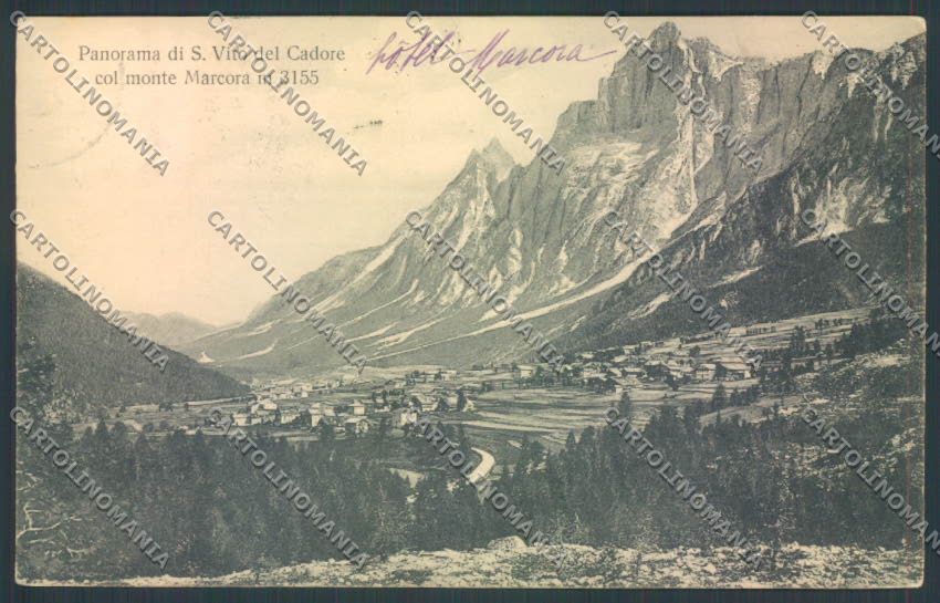 Belluno San Vito di Cadore cartolina LQ9406 – fronte