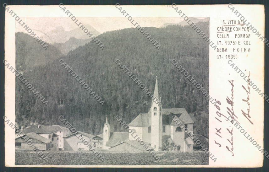 Belluno San Vito di Cadore cartolina LQ9417 – fronte
