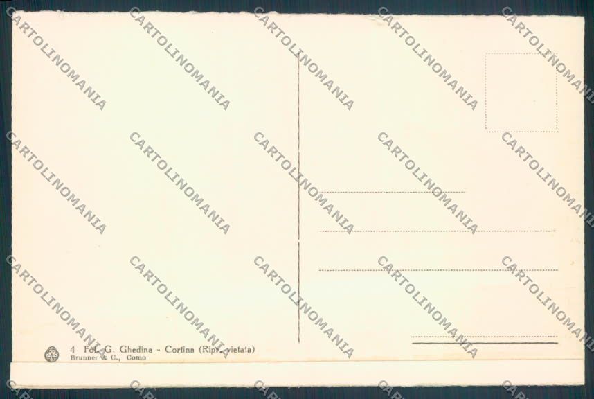 Belluno Passo di Falzarego cartolina LQ9438 – retro