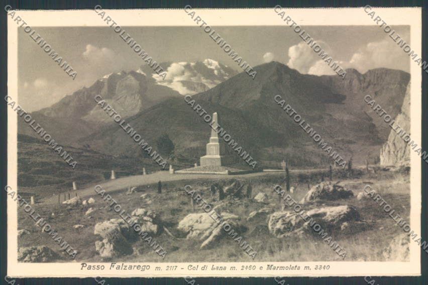 Belluno Passo di Falzarego cartolina LQ9439 – fronte