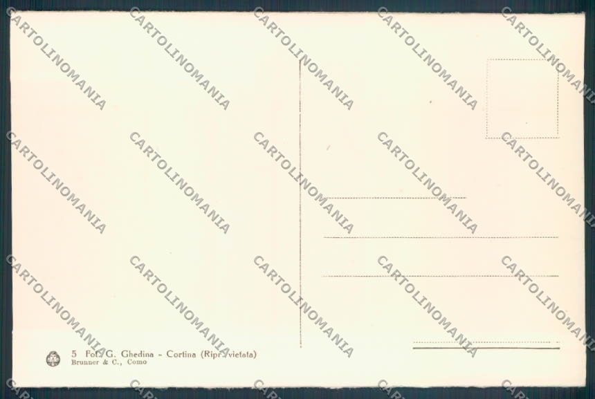 Belluno Passo di Falzarego cartolina LQ9439 – retro