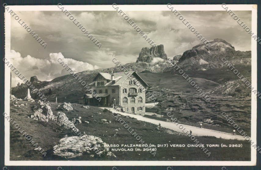 Belluno Passo di Falzarego Foto cartolina LQ9443 – fronte