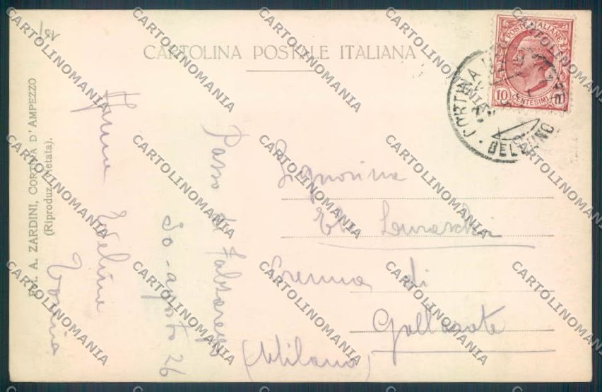 Belluno Passo di Falzarego Foto cartolina LQ9444 – retro