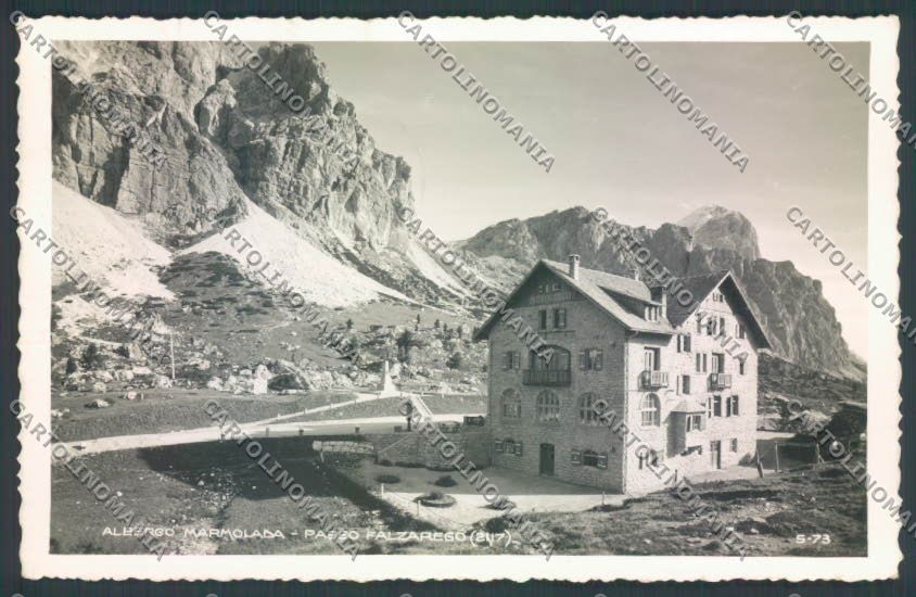 Belluno Passo di Falzarego Foto cartolina LQ9447 – fronte