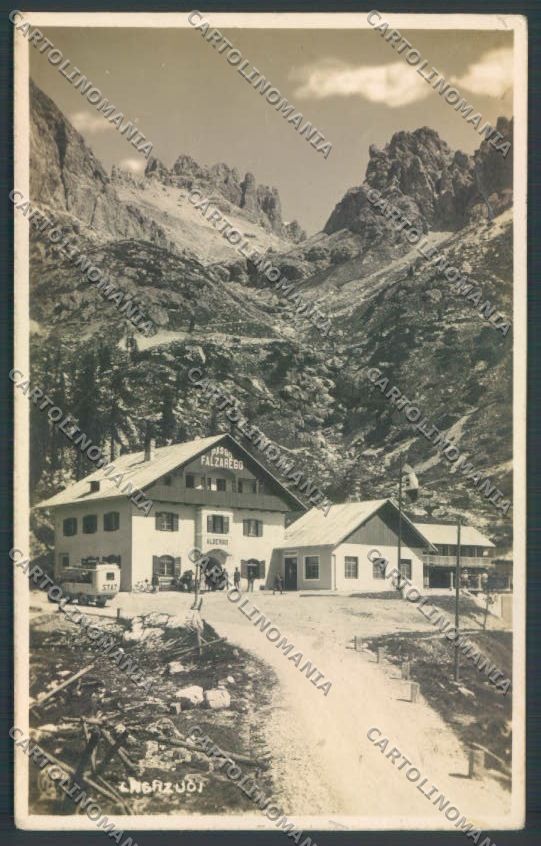 Belluno Passo di Falzarego Foto cartolina LQ9450 – fronte