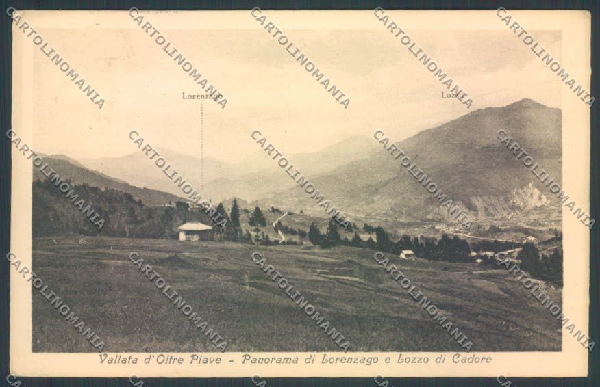 Belluno Lorenzago di Cadore cartolina LQ9455 – fronte