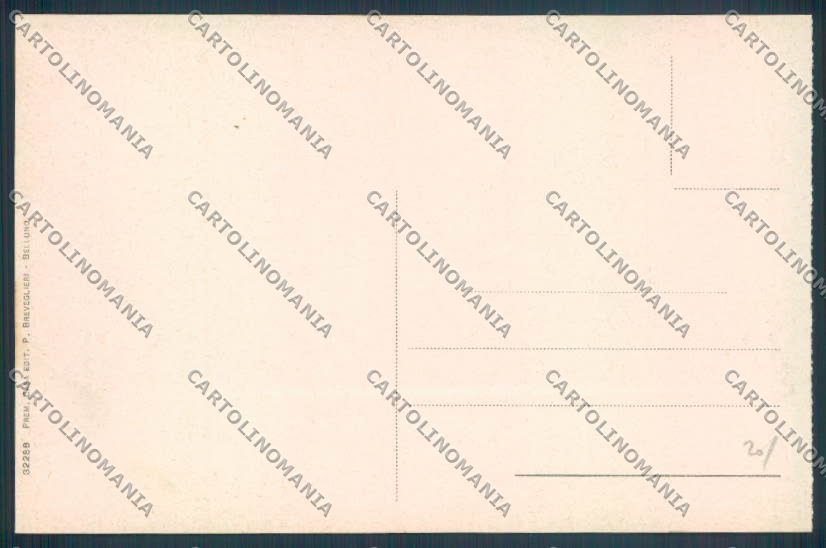 Belluno Lorenzago di Cadore cartolina LQ9464 – retro