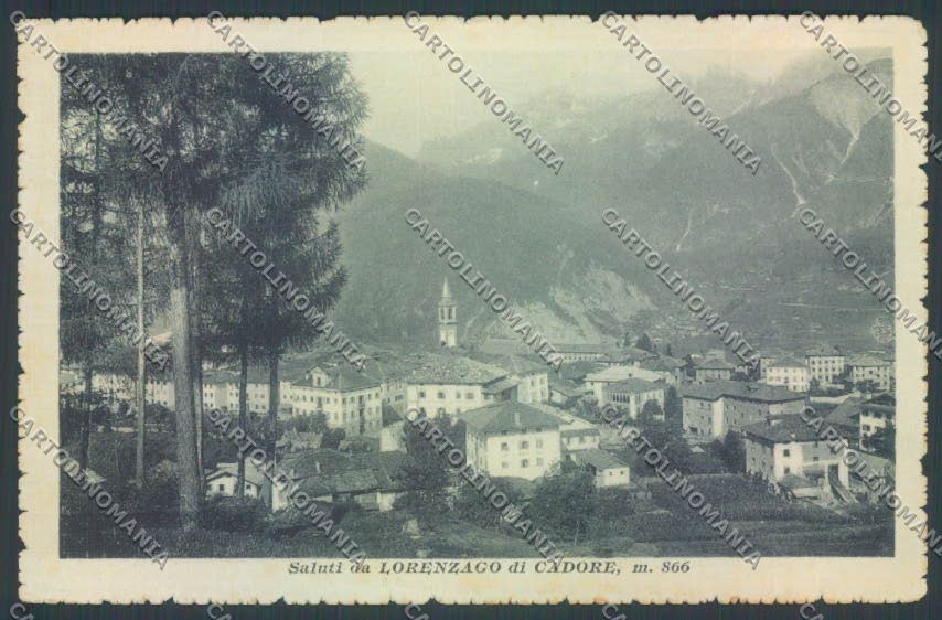 Belluno Lorenzago di Cadore cartolina LQ9468 – fronte