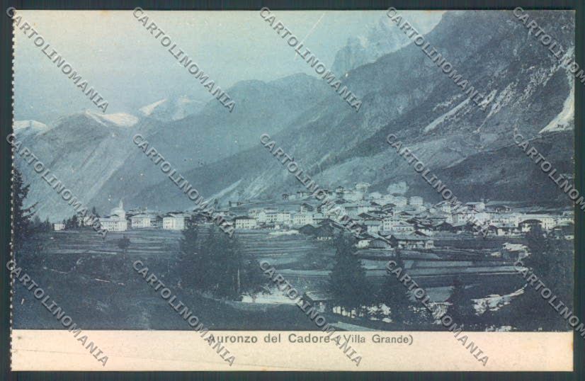 Belluno Auronzo di Cadore cartolina LQ9487 – fronte