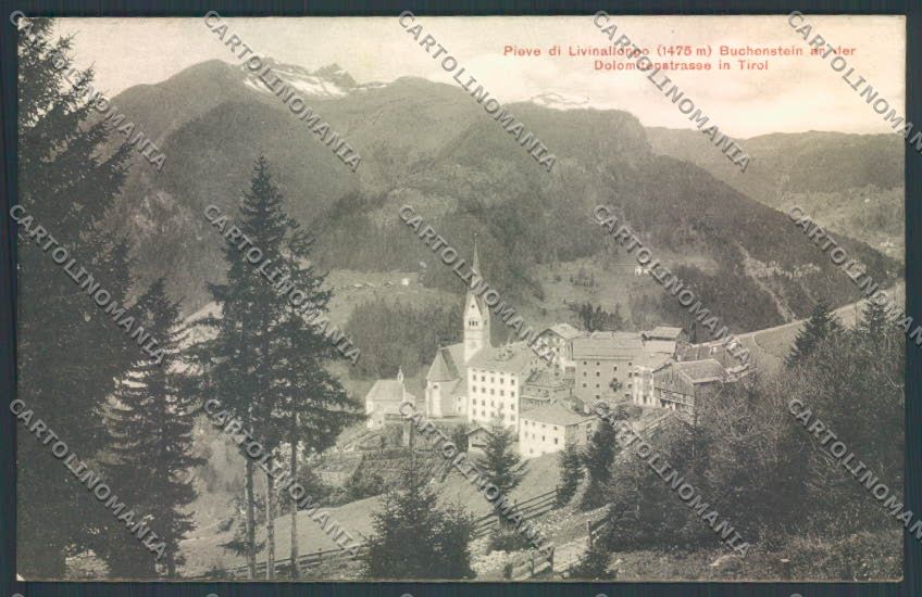 Belluno Pieve di Livinallongo cartolina LQ9493 – fronte