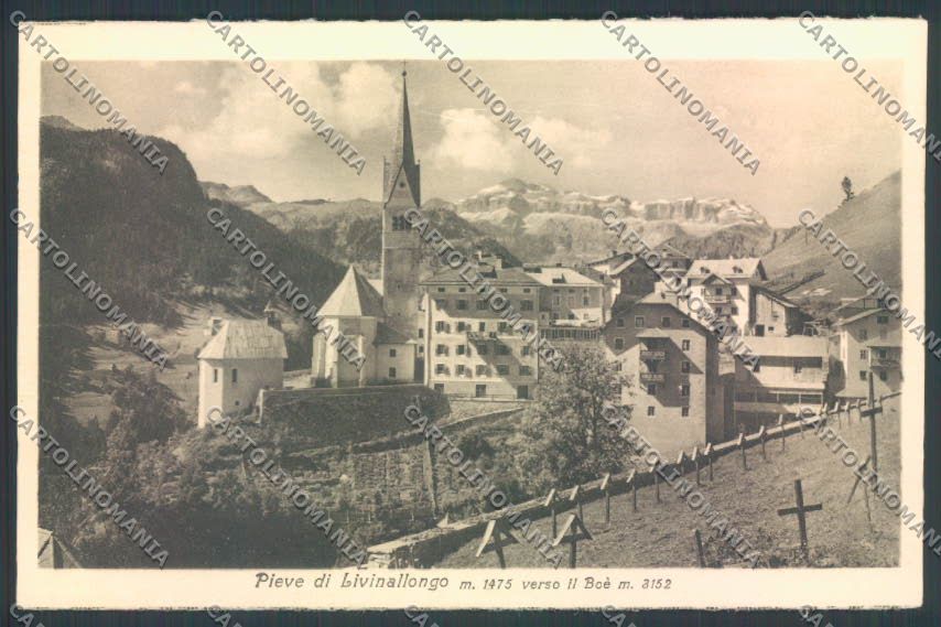 Belluno Pieve di Livinallongo cartolina LQ9494 – fronte