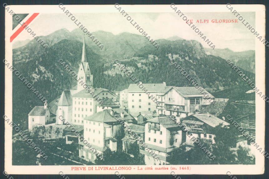 Belluno Pieve di Livinallongo cartolina LQ9499 – fronte