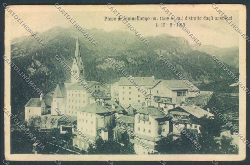 Belluno Pieve di Livinallongo cartolina LQ9502 – fronte