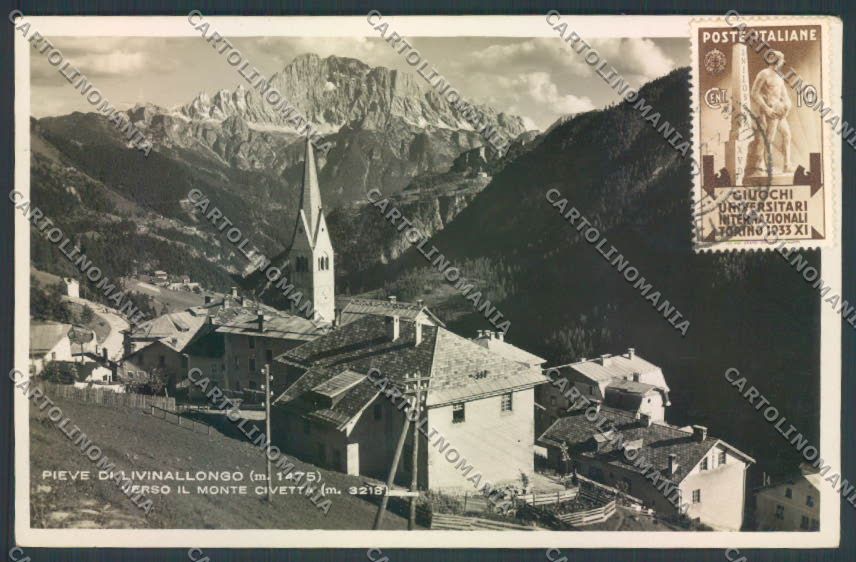 Belluno Pieve di Livinallongo Foto cartolina LQ9505 – fronte