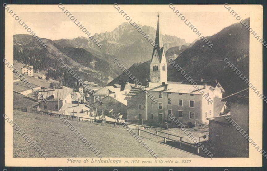 Belluno Pieve di Livinallongo cartolina LQ9508 – fronte
