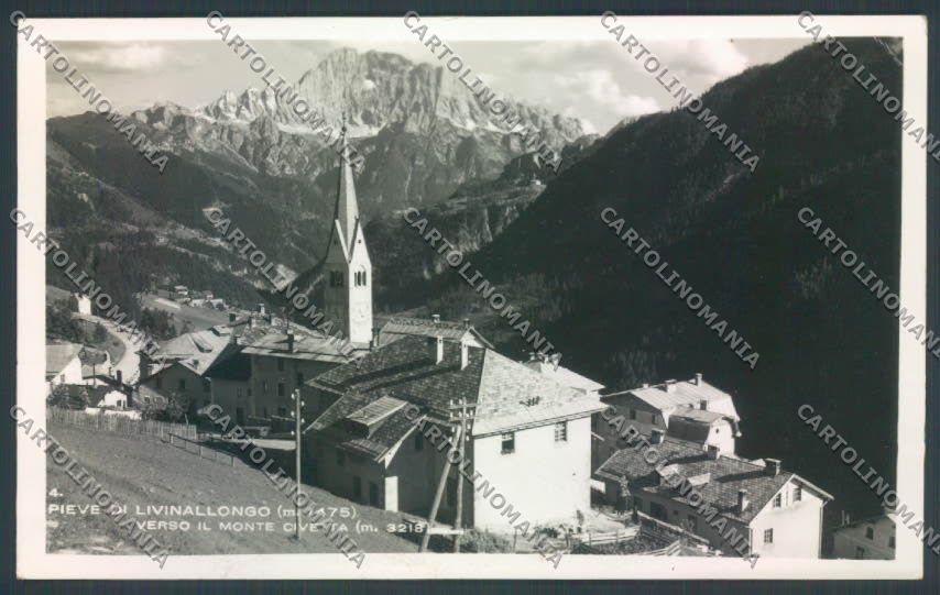 Belluno Pieve di Livinallongo Foto cartolina LQ9511 – fronte