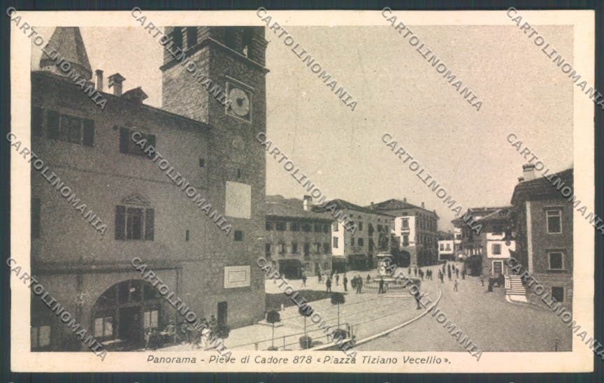 Belluno Pieve di Cadore cartolina LQ9514 – fronte