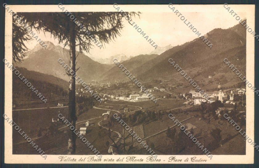 Belluno Pieve di Cadore cartolina LQ9518 – fronte