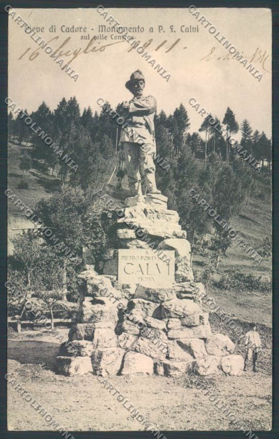 Belluno Pieve di Cadore cartolina LQ9522 – fronte