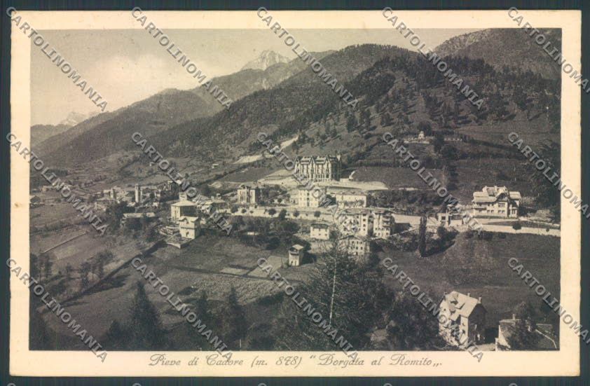 Belluno Pieve di Cadore cartolina LQ9524 – fronte