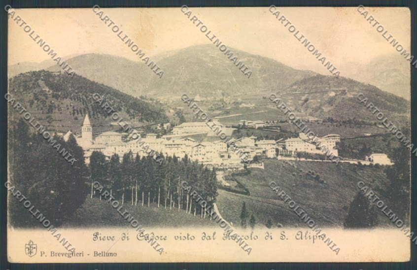 Belluno Pieve di Cadore cartolina LQ9526 – fronte