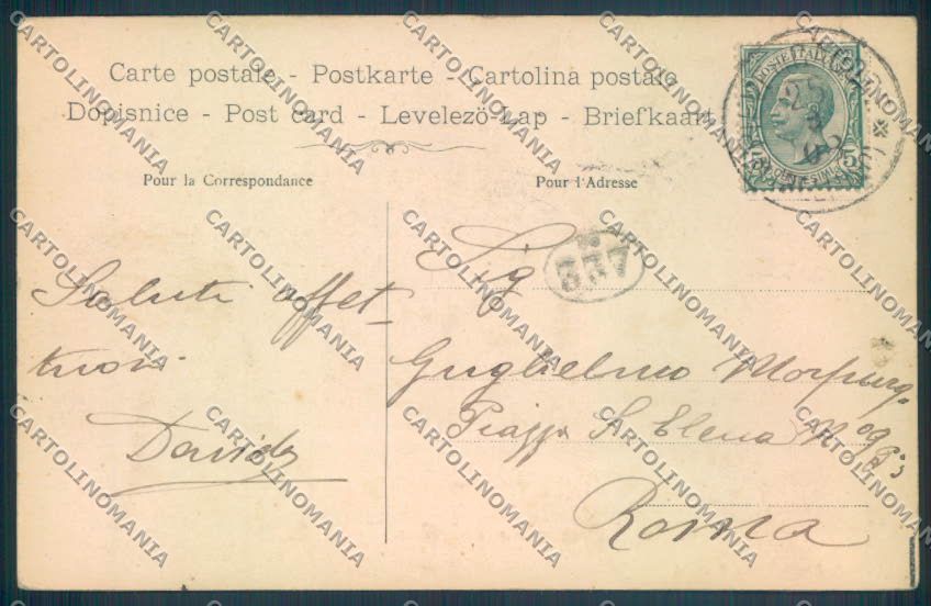 Belluno Pieve di Cadore cartolina LQ9526 – retro