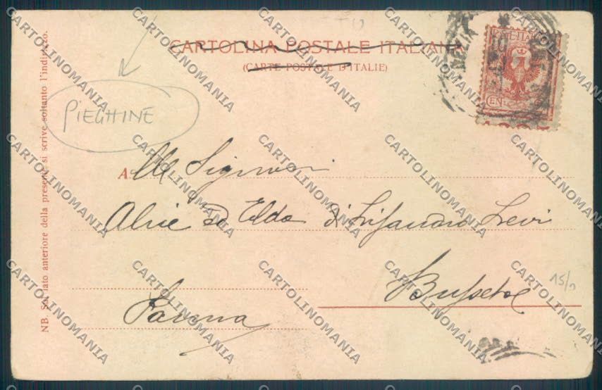 Belluno Pieve di Cadore PIEGHINE cartolina LQ9532 – retro