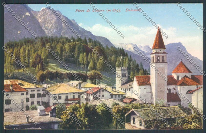 Belluno Pieve di Cadore ABRASA cartolina LQ9535 – fronte