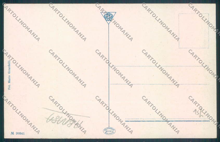 Belluno Pieve di Cadore ABRASA cartolina LQ9535 – retro