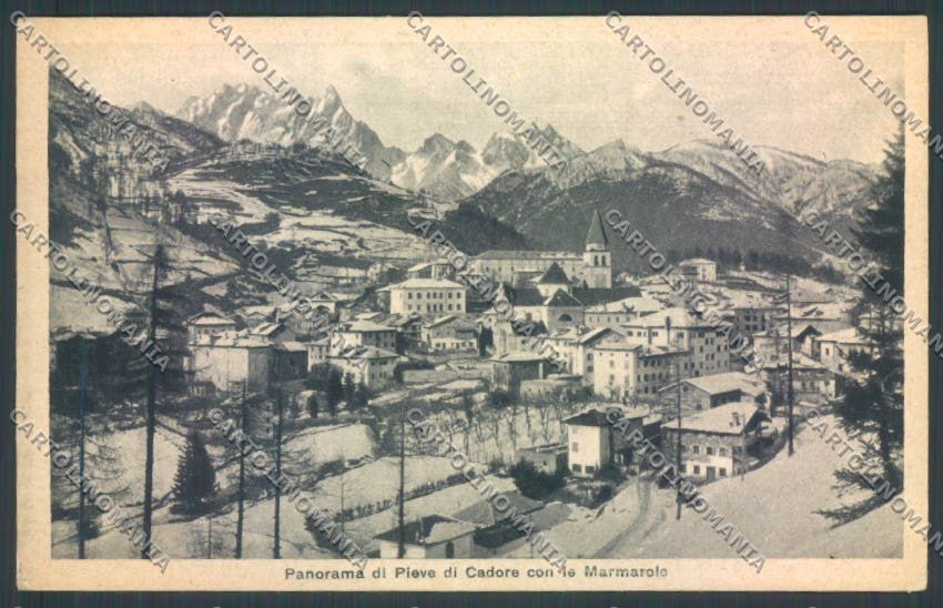 Belluno Pieve di Cadore cartolina LQ9541 – fronte