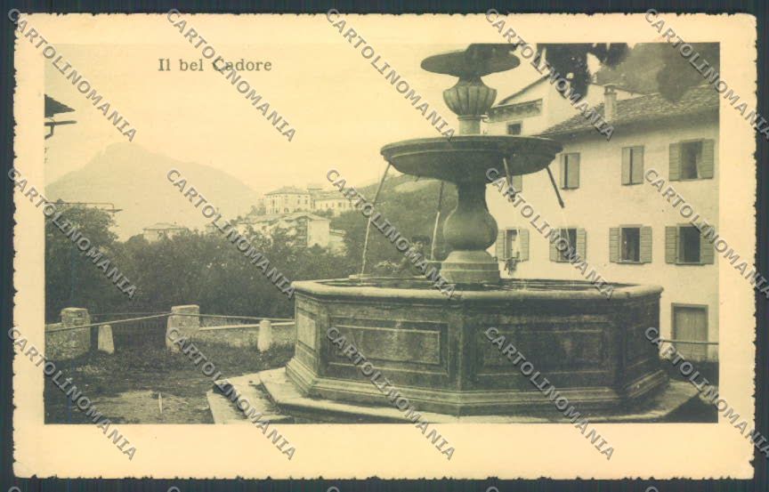Belluno Pieve di Cadore cartolina LQ9543 – fronte