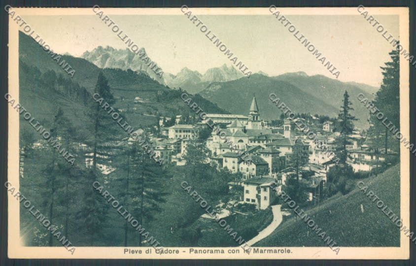 Belluno Pieve di Cadore cartolina LQ9545 – fronte