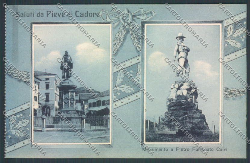 Belluno Pieve di Cadore Saluti da cartolina LQ9551 – fronte