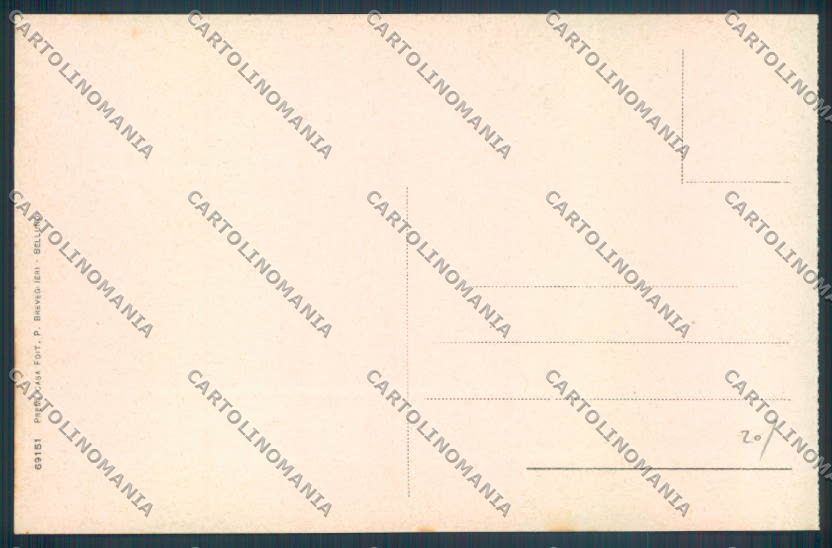 Belluno Pieve di Cadore Saluti da cartolina LQ9551 – retro