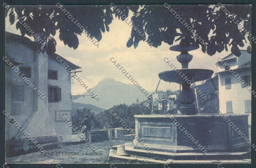 Belluno Pieve di Cadore PIEGHINA cartolina LQ9552 – fronte