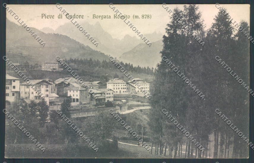 Belluno Pieve di Cadore cartolina LQ9553 – fronte