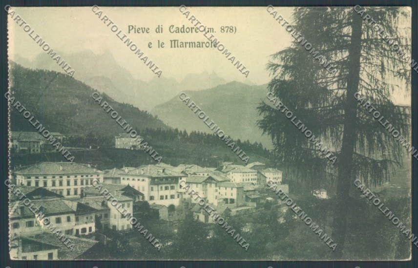 Belluno Pieve di Cadore cartolina LQ9554 – fronte